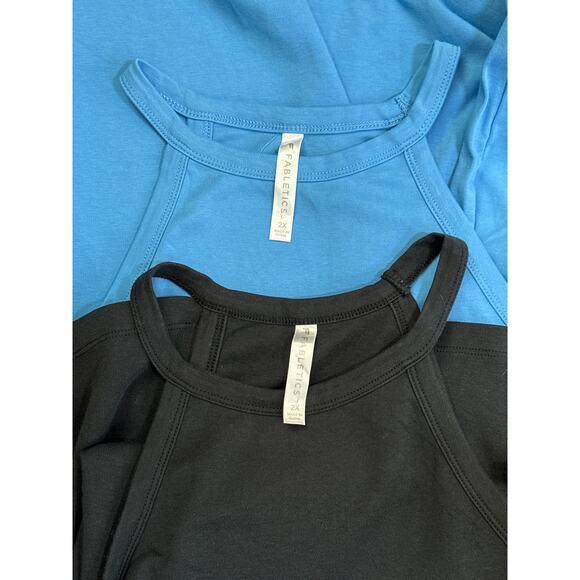 Fabletics Live-In High Neck Tank Dress Lot of 2 Sleeveless Midi Sz 2X Activewear - Picture 6 of 9